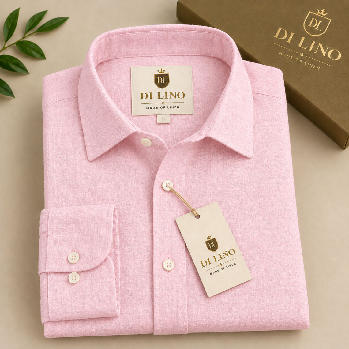 Pink Linen Shirt